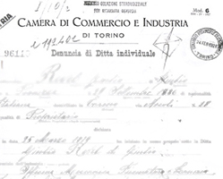 Iscrizione alla camera di Commercio